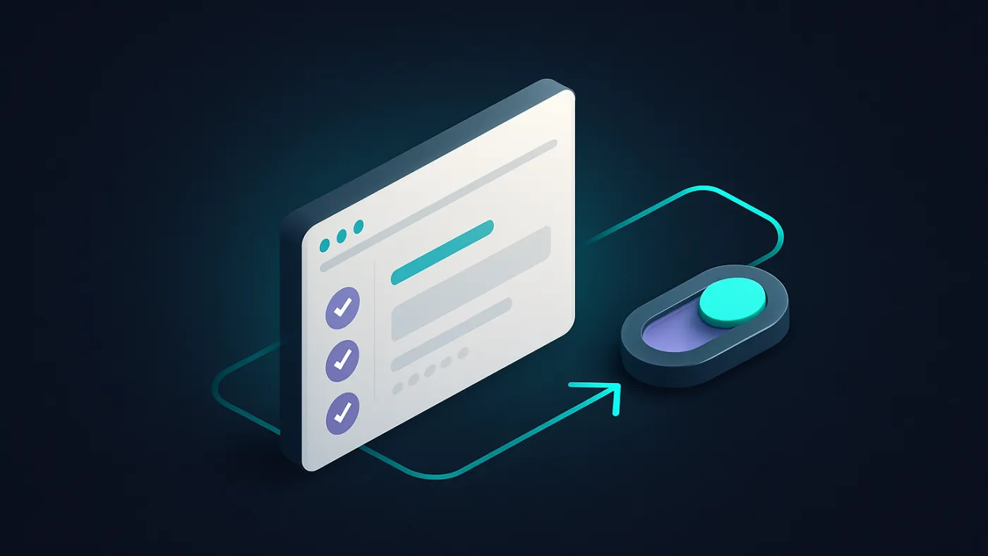 Internal tools development visual with task queues, approval tokens, and workflow states